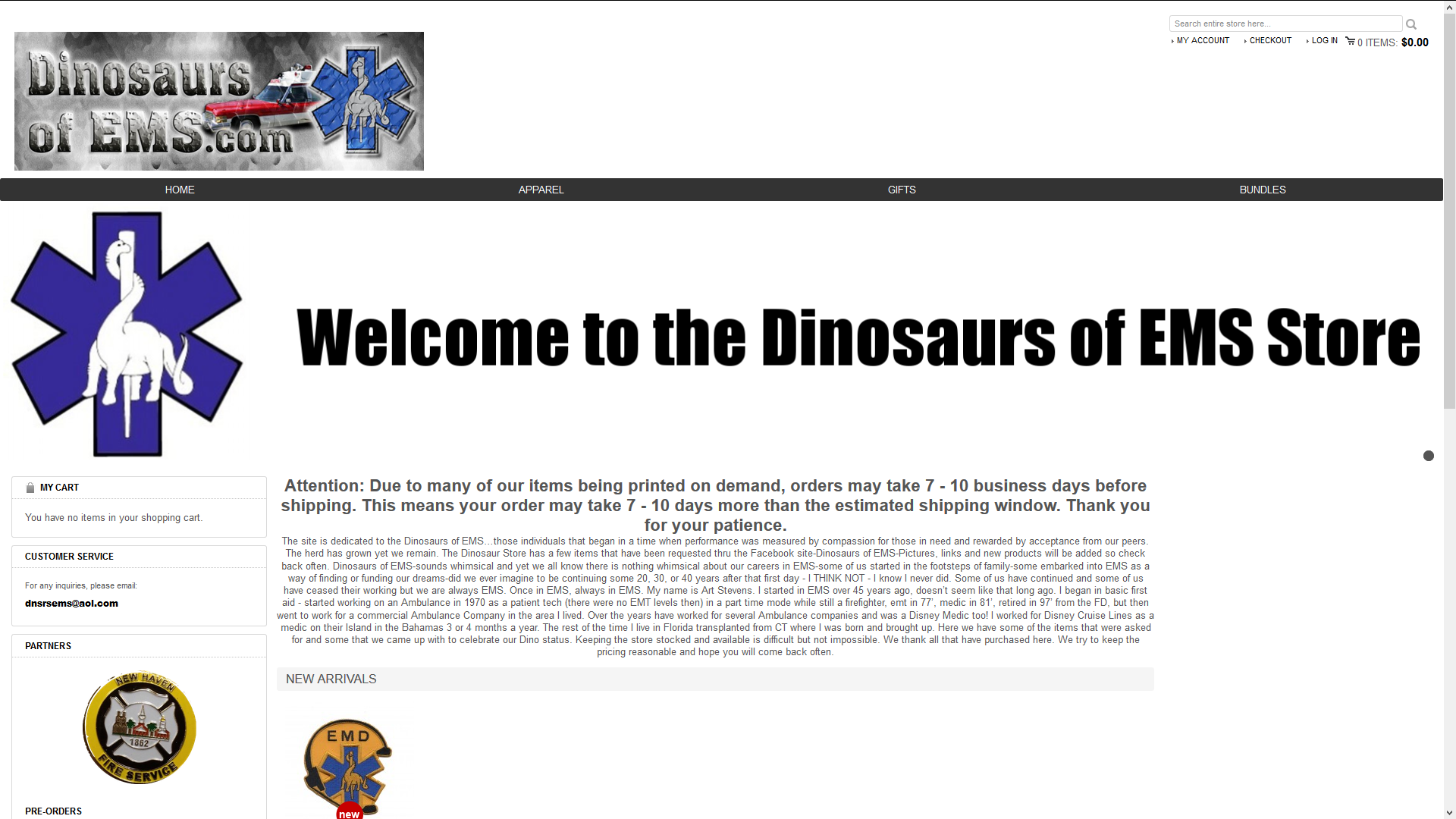 Dinosaurs of EMS Site